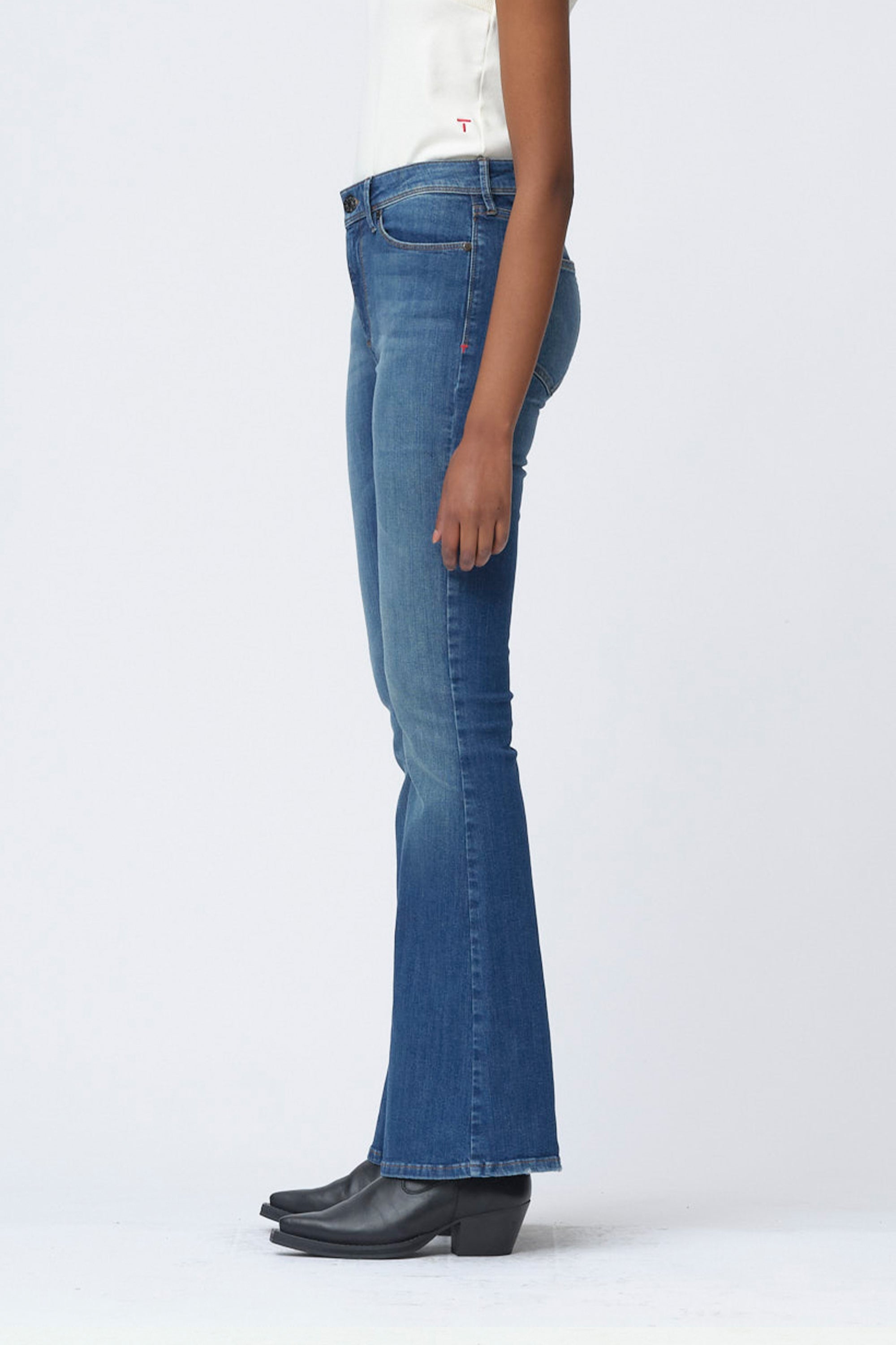 Albert Flare Jeans Dark Florence