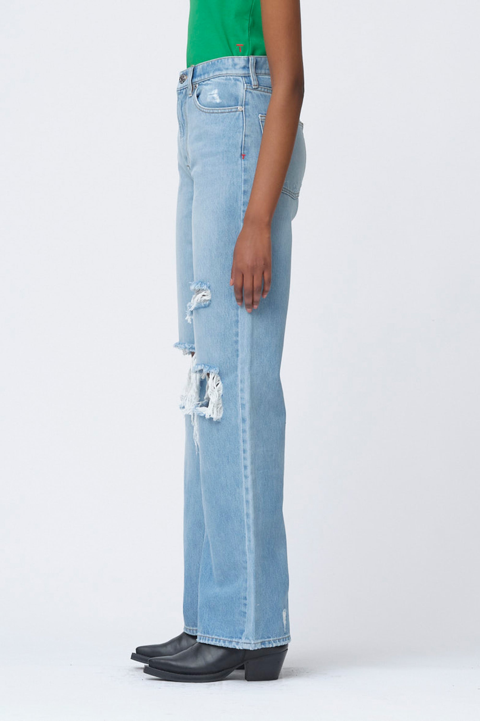 Brown Straight Jeans San Remo