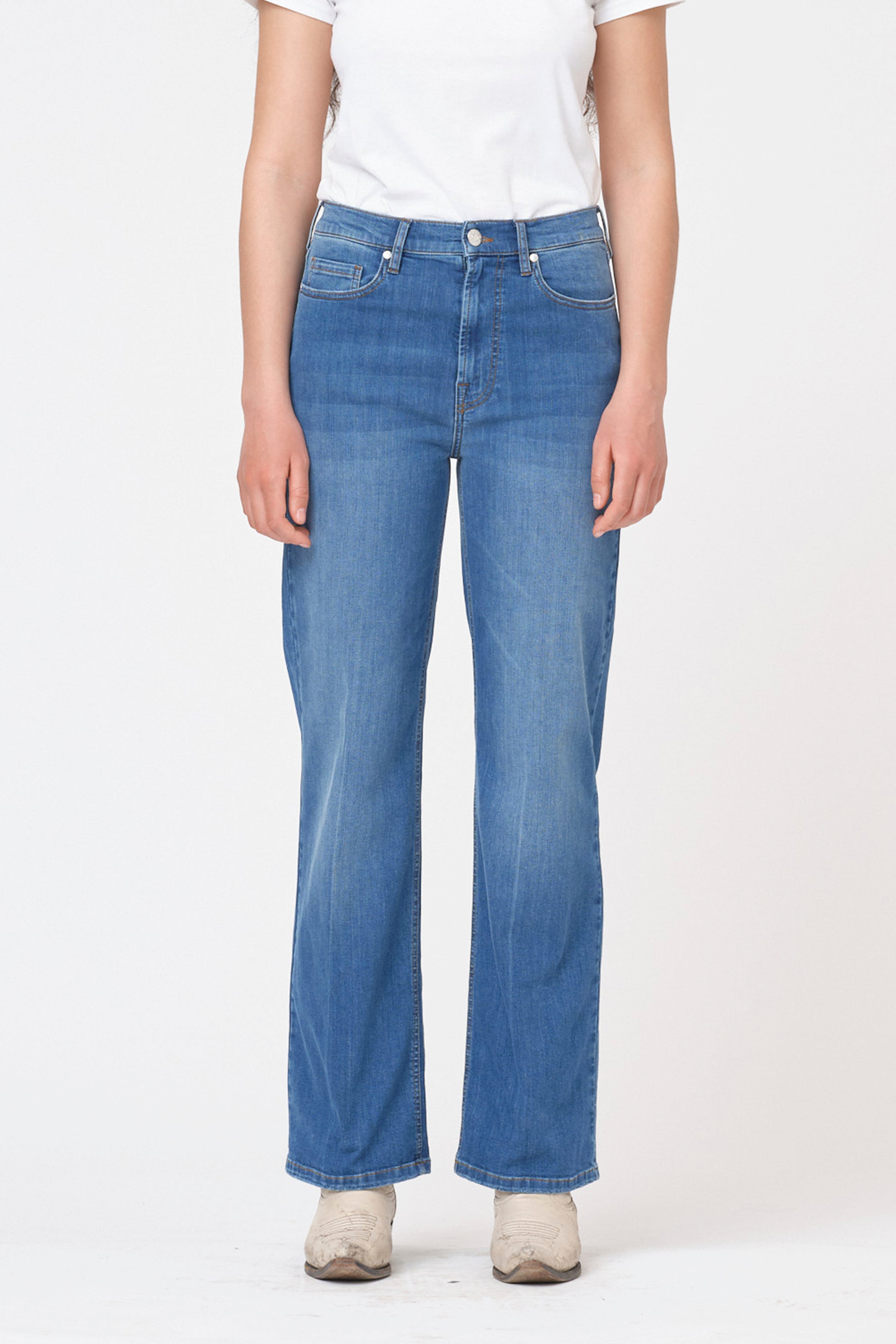 Tomorrow Brown Straight Jeans wash Dark Florence Jeans & Pants 51 Denim blue