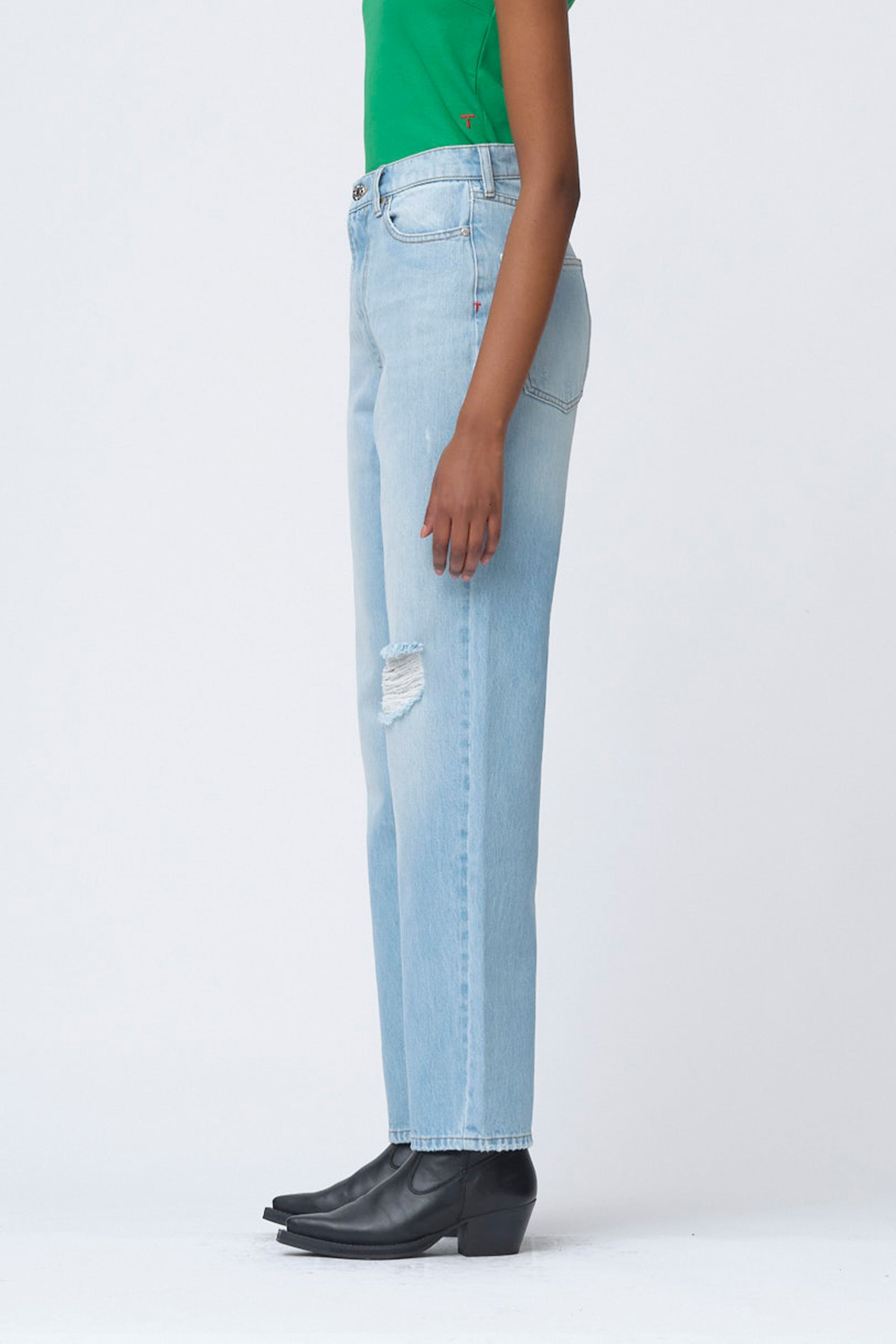 Ewa Jeans Fucino Ribbed