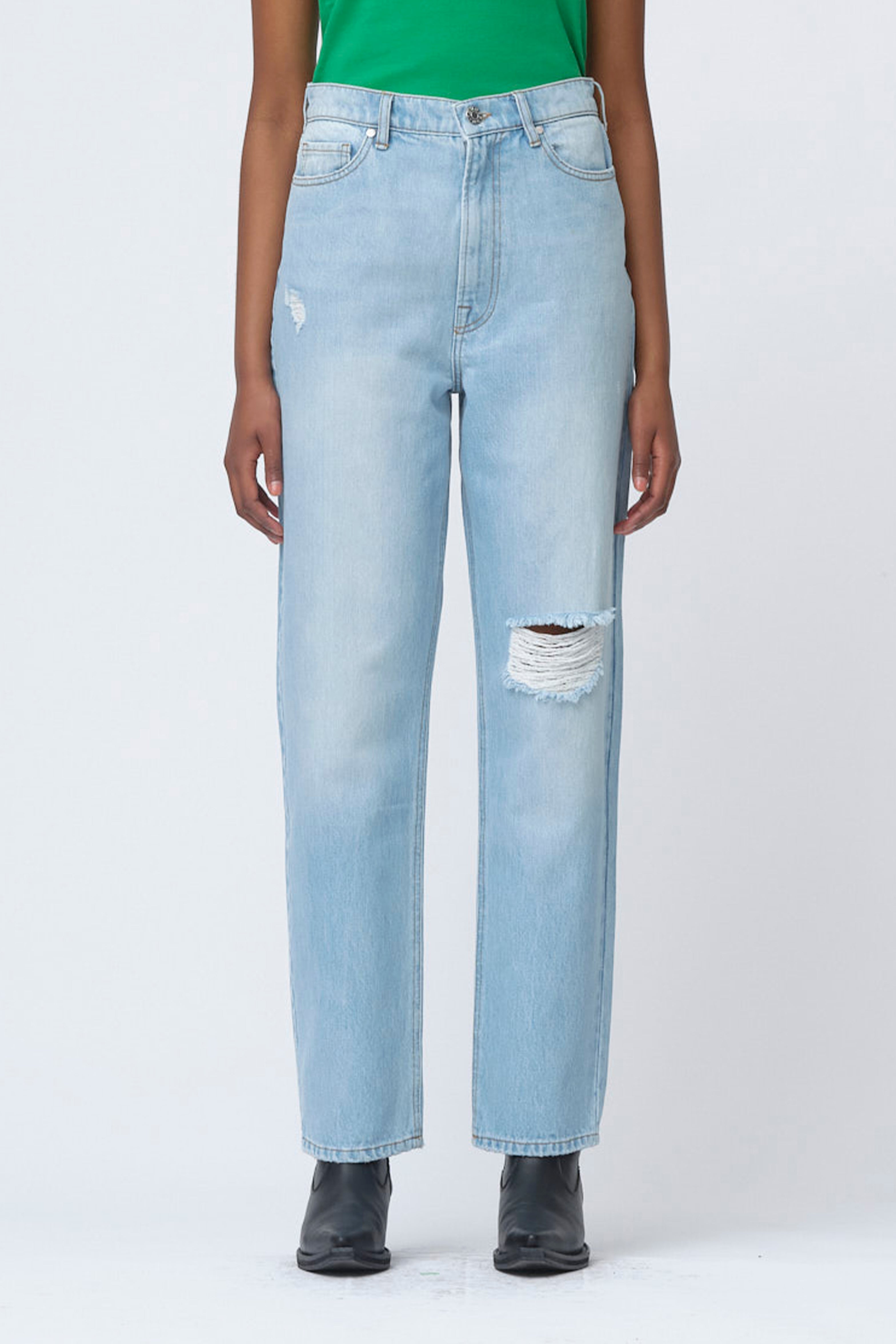 Tomorrow Ewa Jeans Wash Fucino Ribbed Dist. Jeans & Pants 51 Denim blue