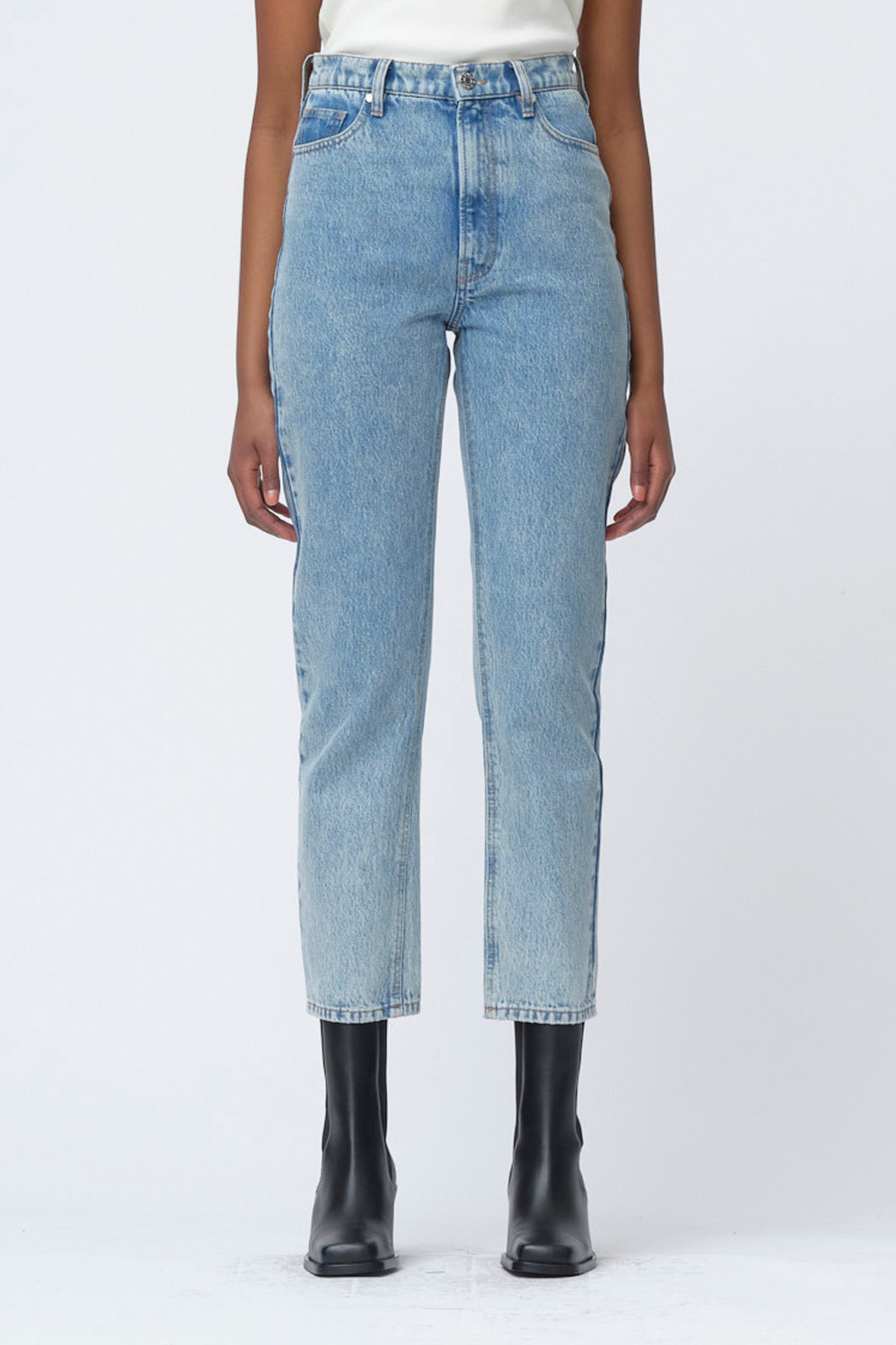 Tomorrow Haya Teresa UHW Jeans Stone Bleached Melrose Jeans & Pants 51 Denim blue