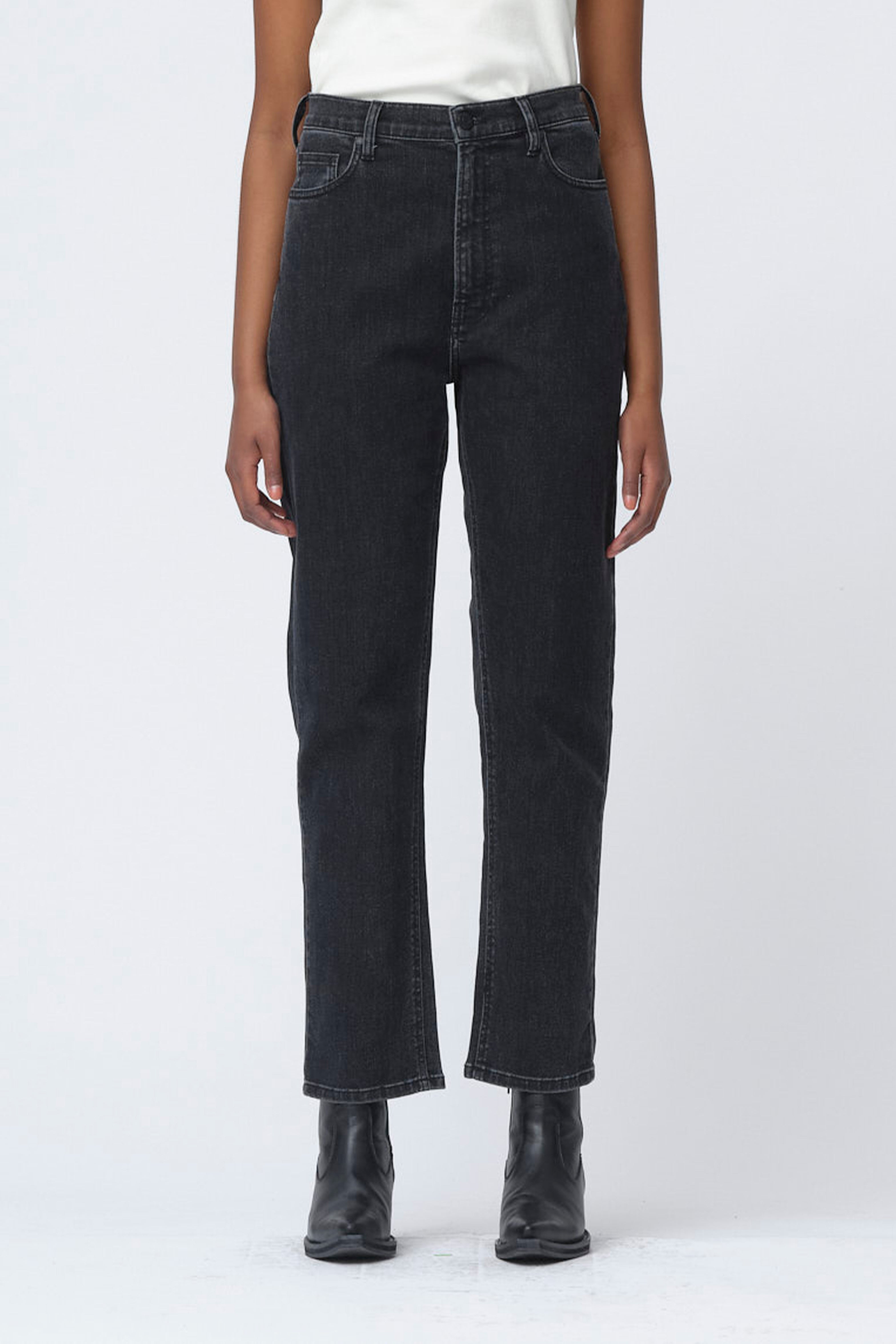 Tomorrow Haya Teresa UHW Jeans wash Original Black Jeans & Pants 9 Black