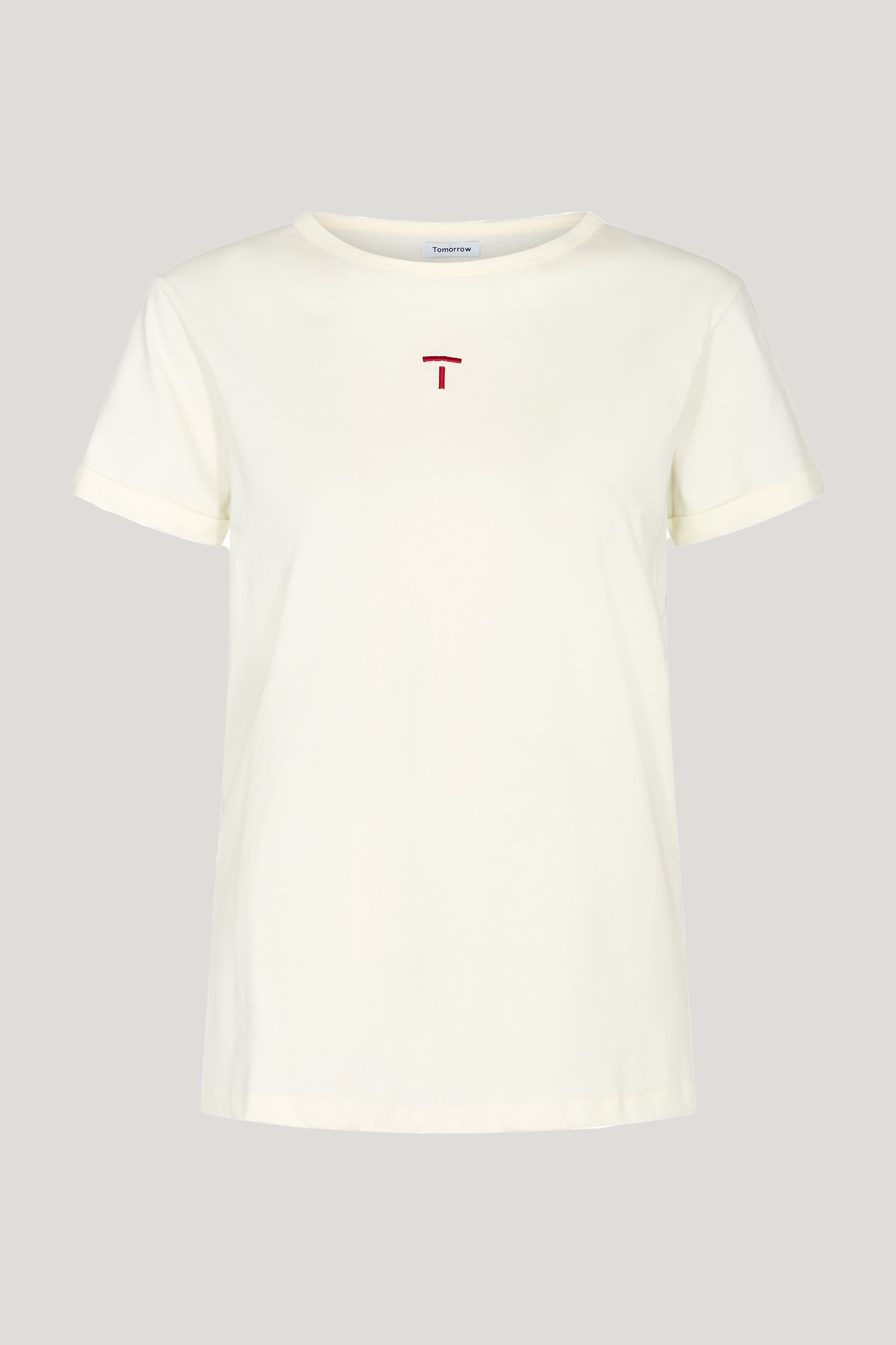 Tomorrow Logo 4 T-Shirt Tops & T-shirts 03 Ecru