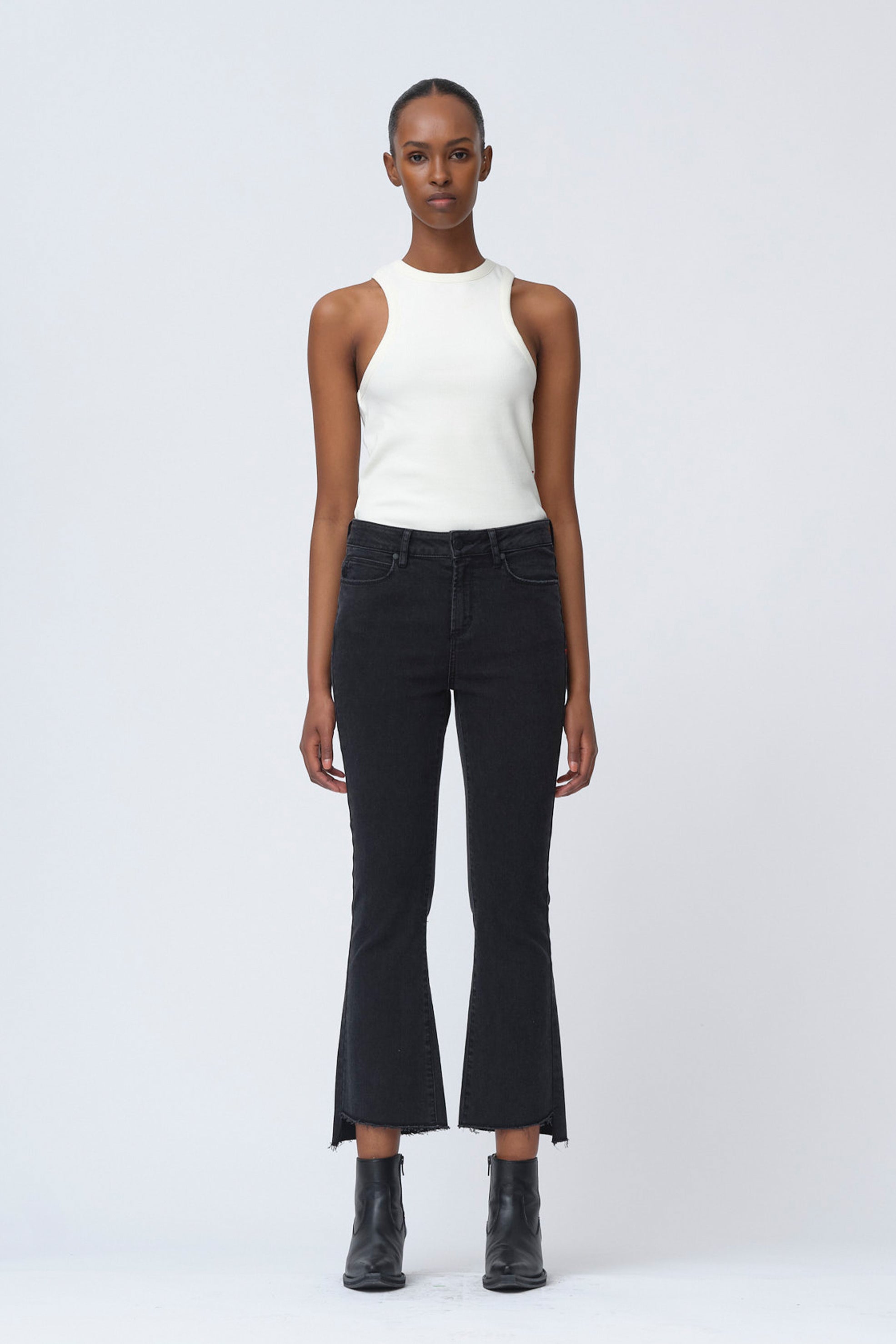 Malcolm Kick Flare Black Tokyo