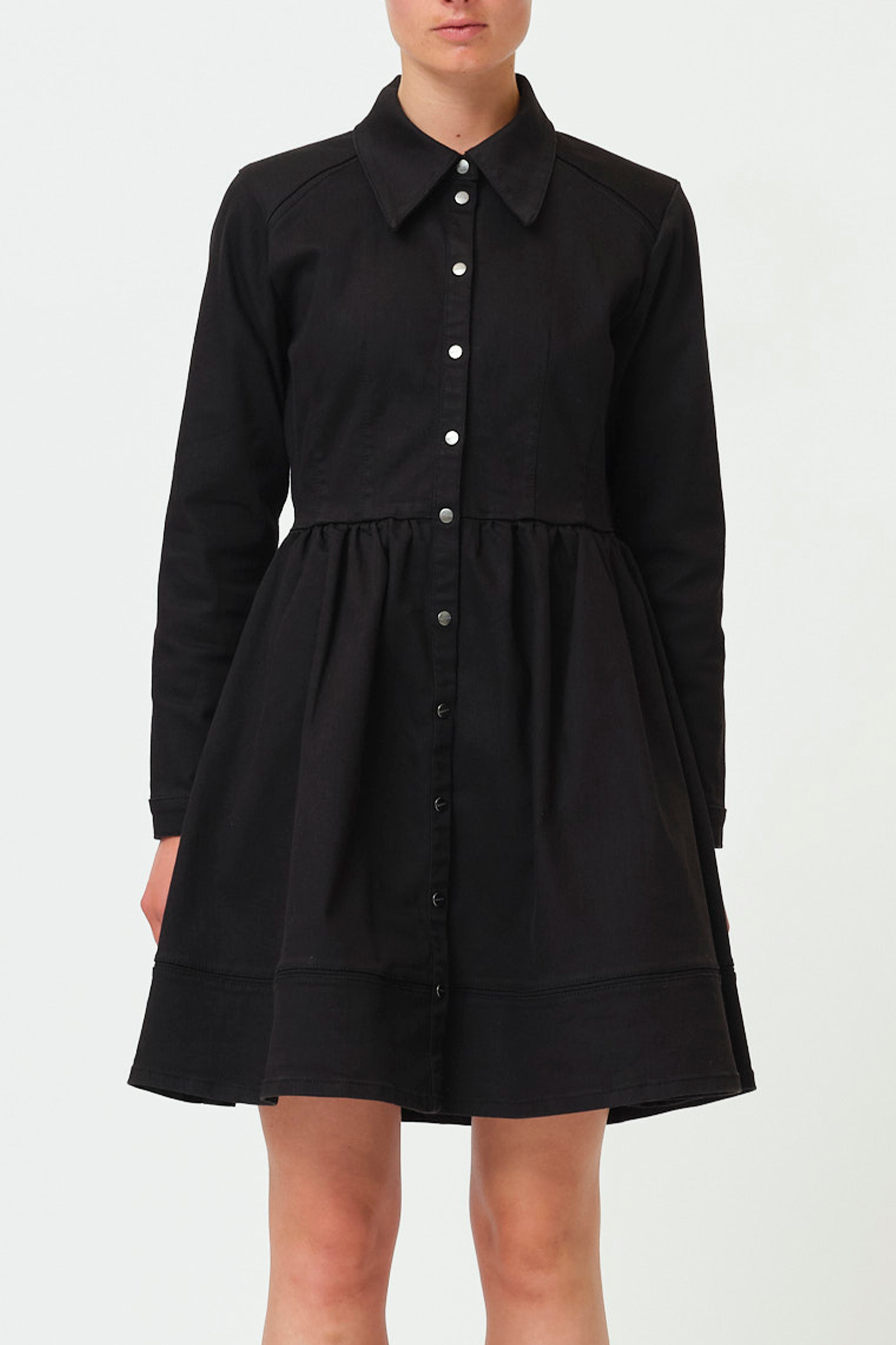 Tomorrow TD Brown Balloon Dress wash Clean Black Dresses 9 Black