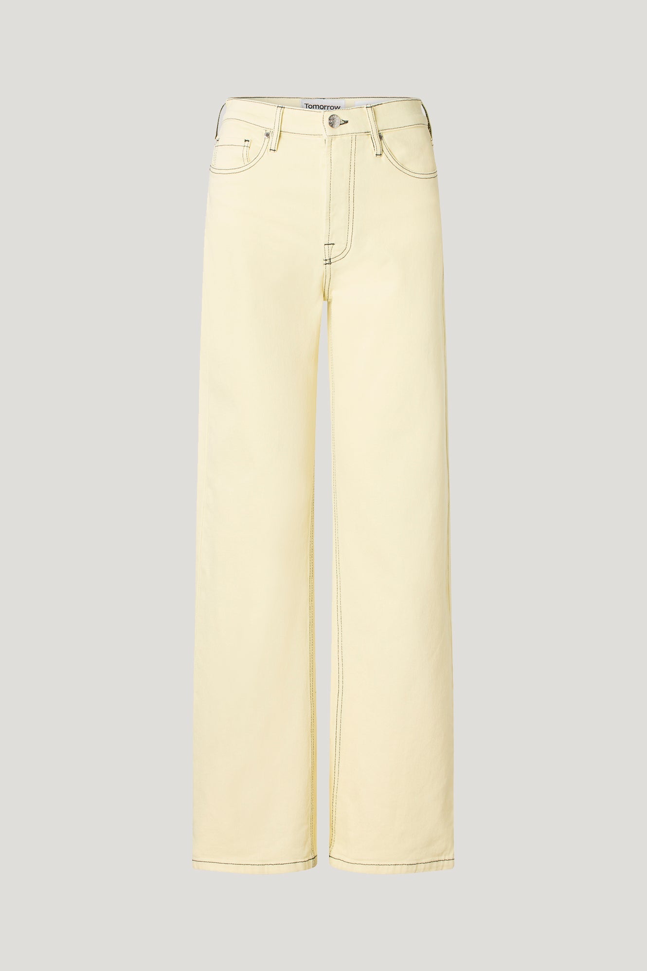 Tomorrow TD Brown Straight Jeans Natural Color Jeans & Pants 112 Mariegold Yellow