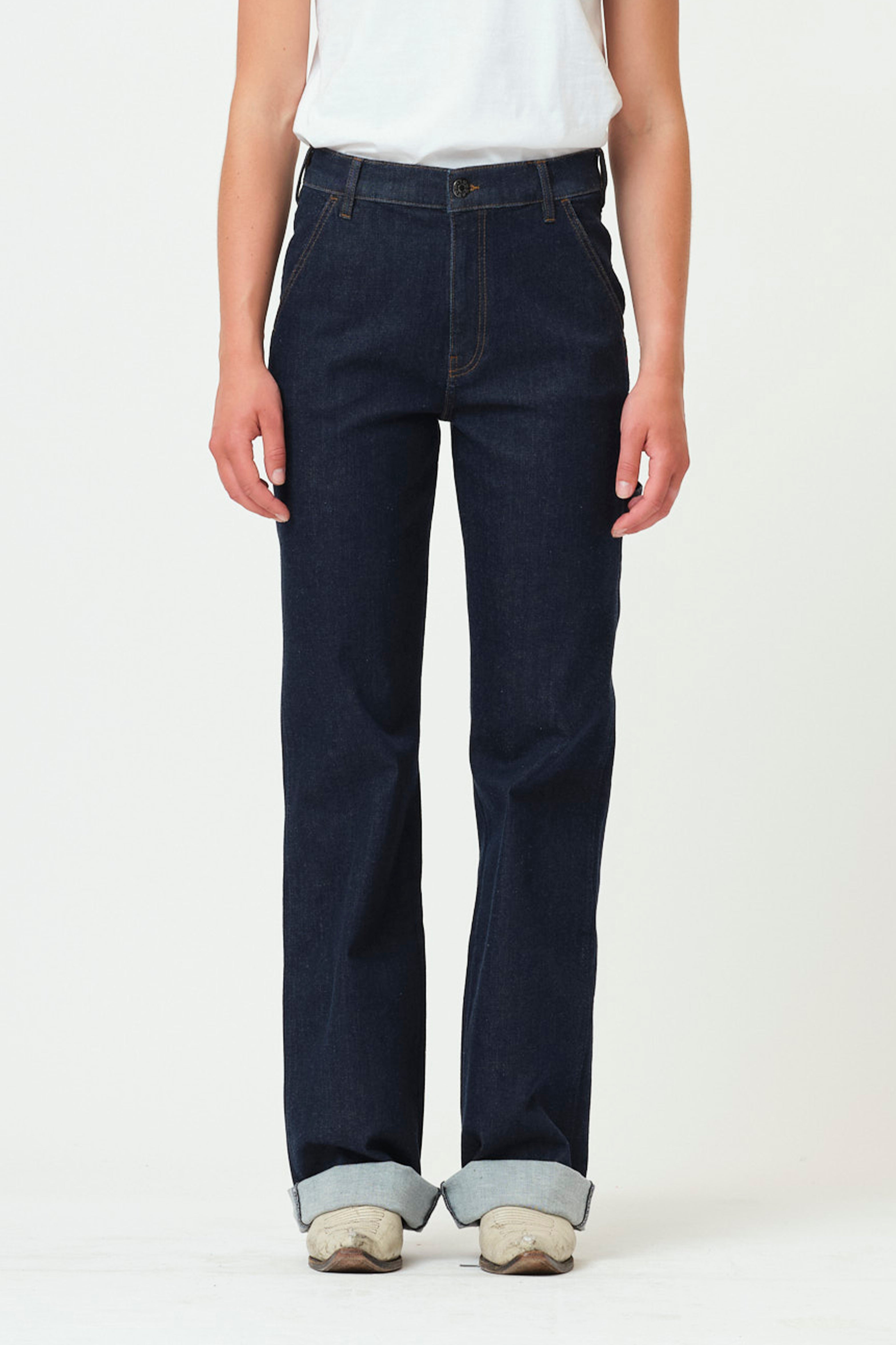 Tomorrow TD Brown Worker Jeans wash Clean Bardolino Jeans & Pants 51 Denim blue