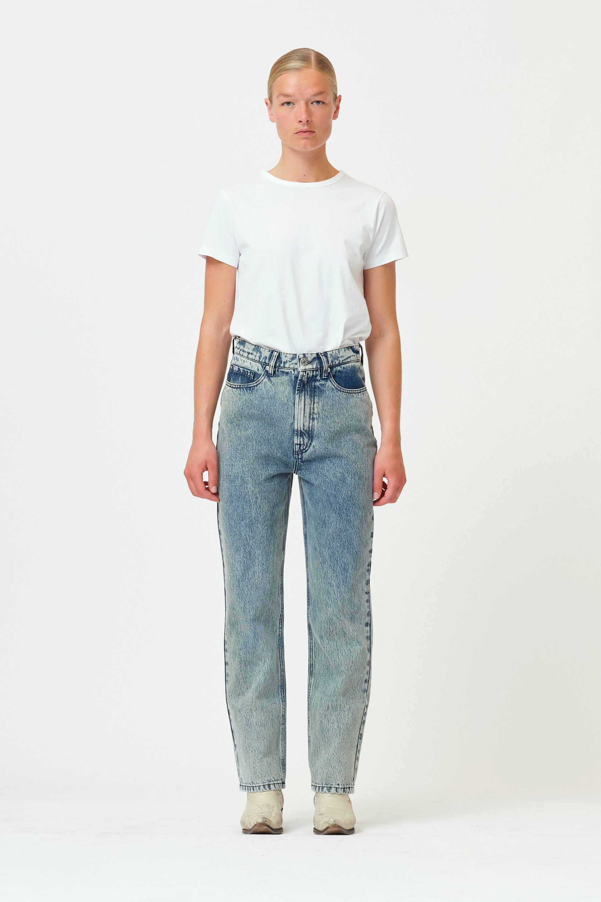 Ewa Jeans Stone Bleached