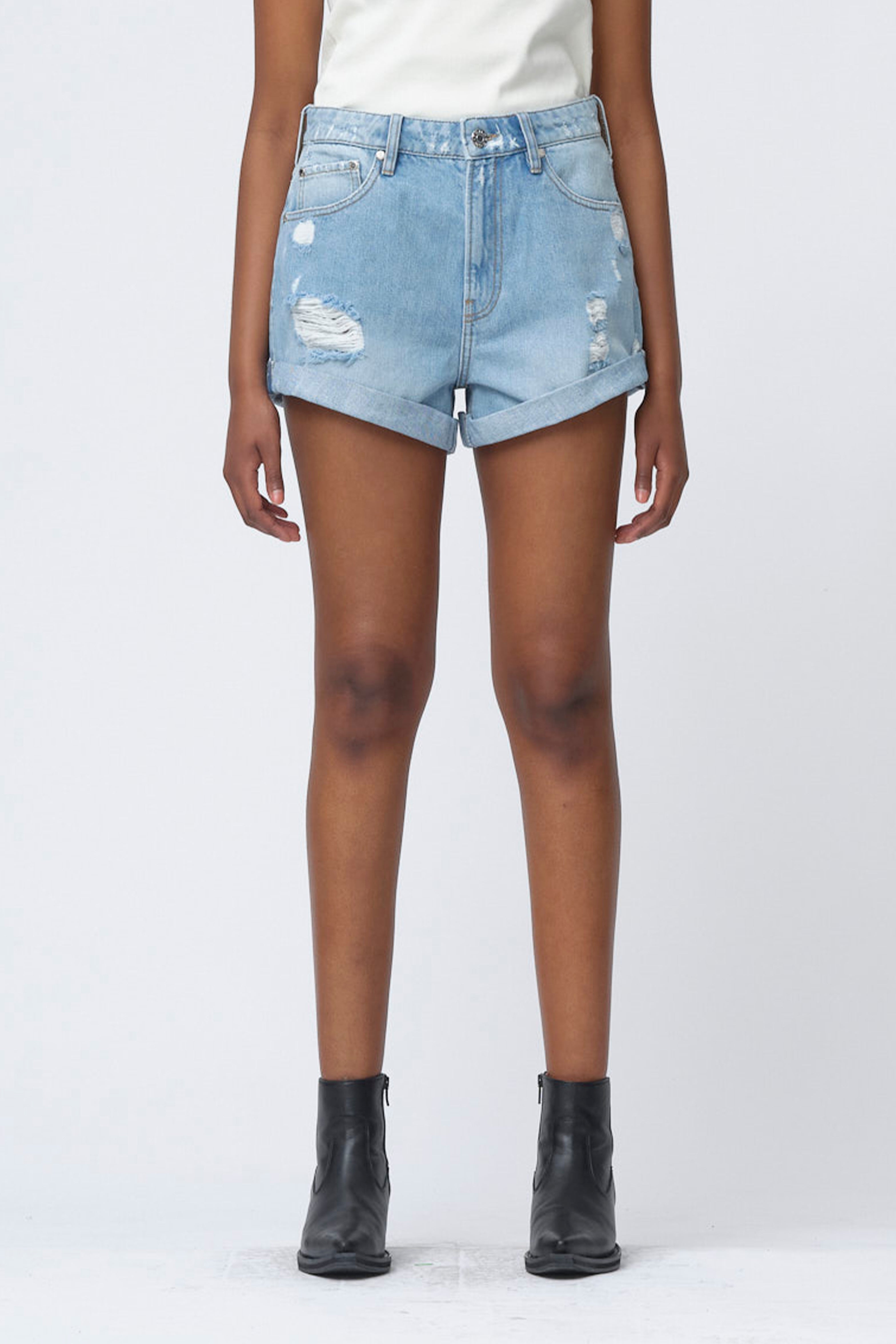 Tomorrow Terri Relaxed Shorts Wash San Remo Dist. Jeans & Pants 51 Denim blue