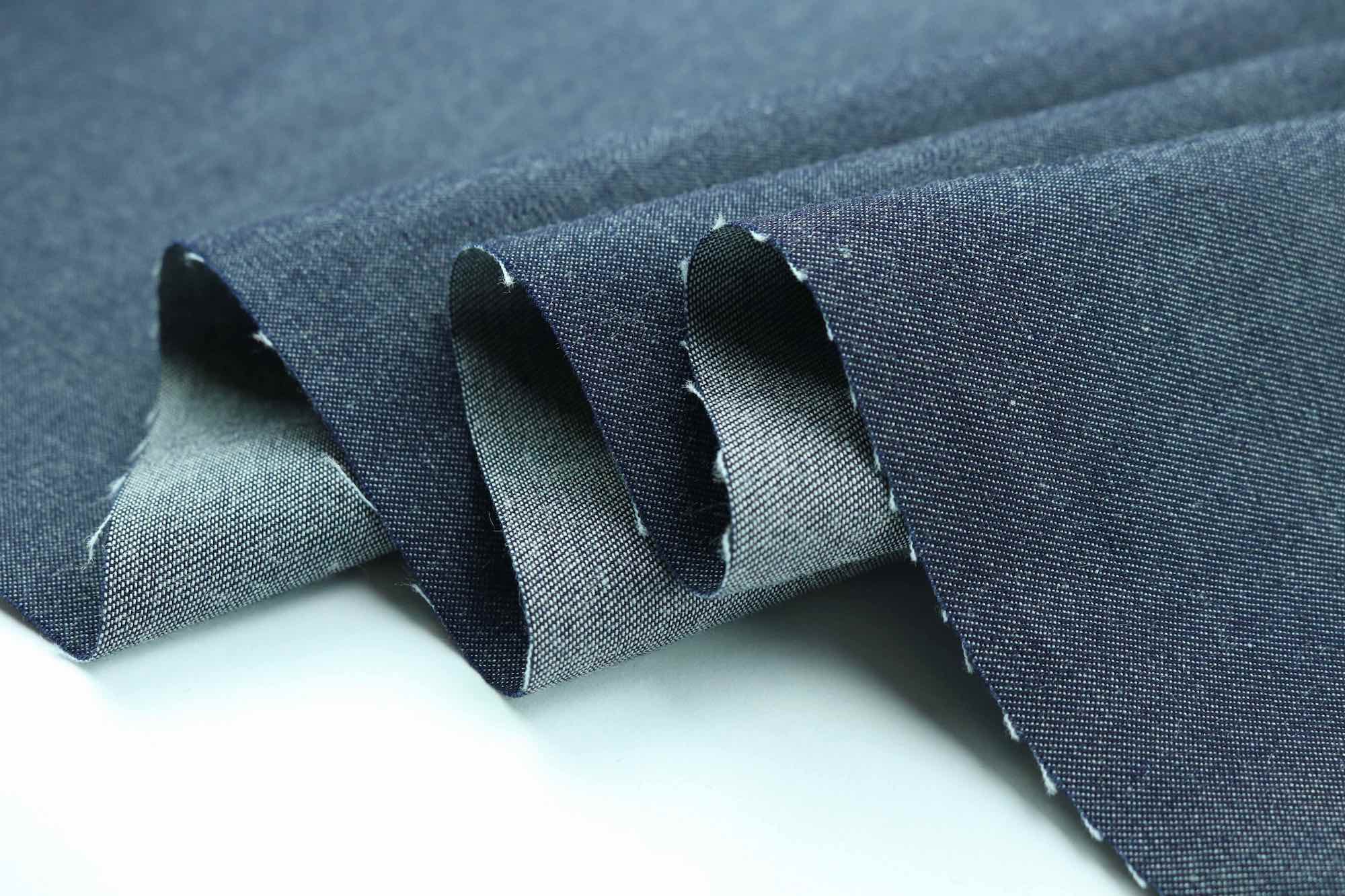 The denim weaving process