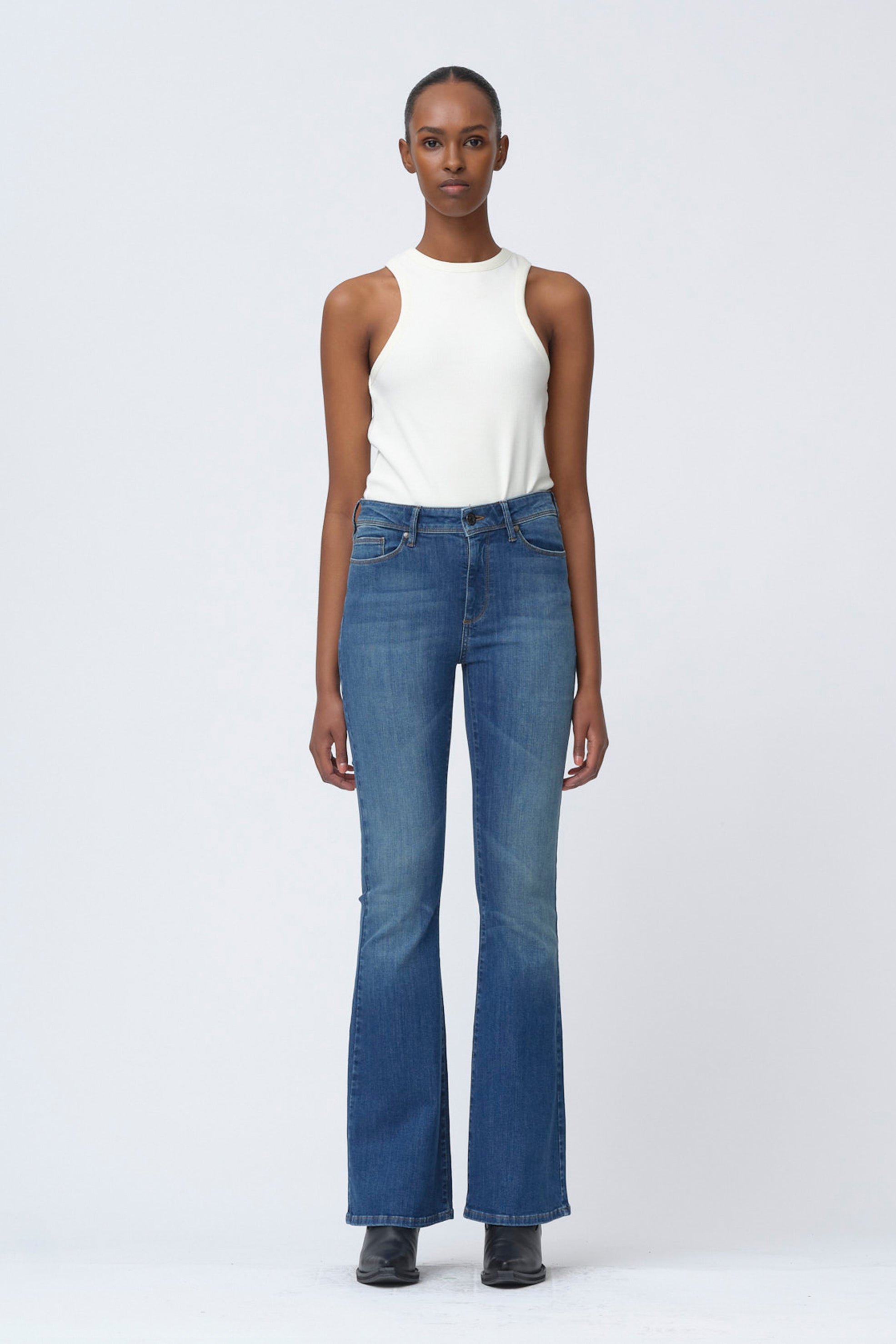 Albert Flare Jeans Dark Florence