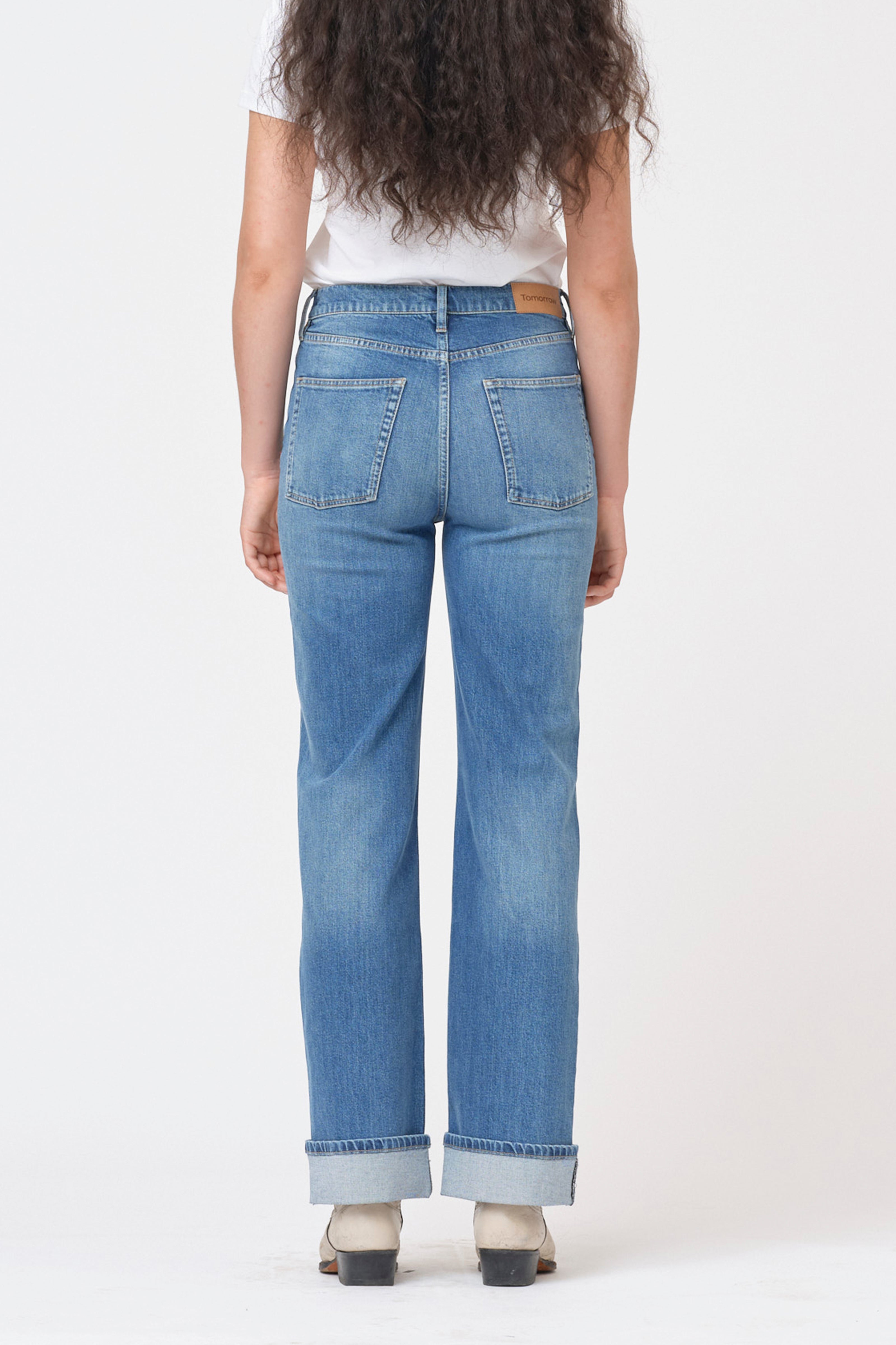 Brown Straight Jeans