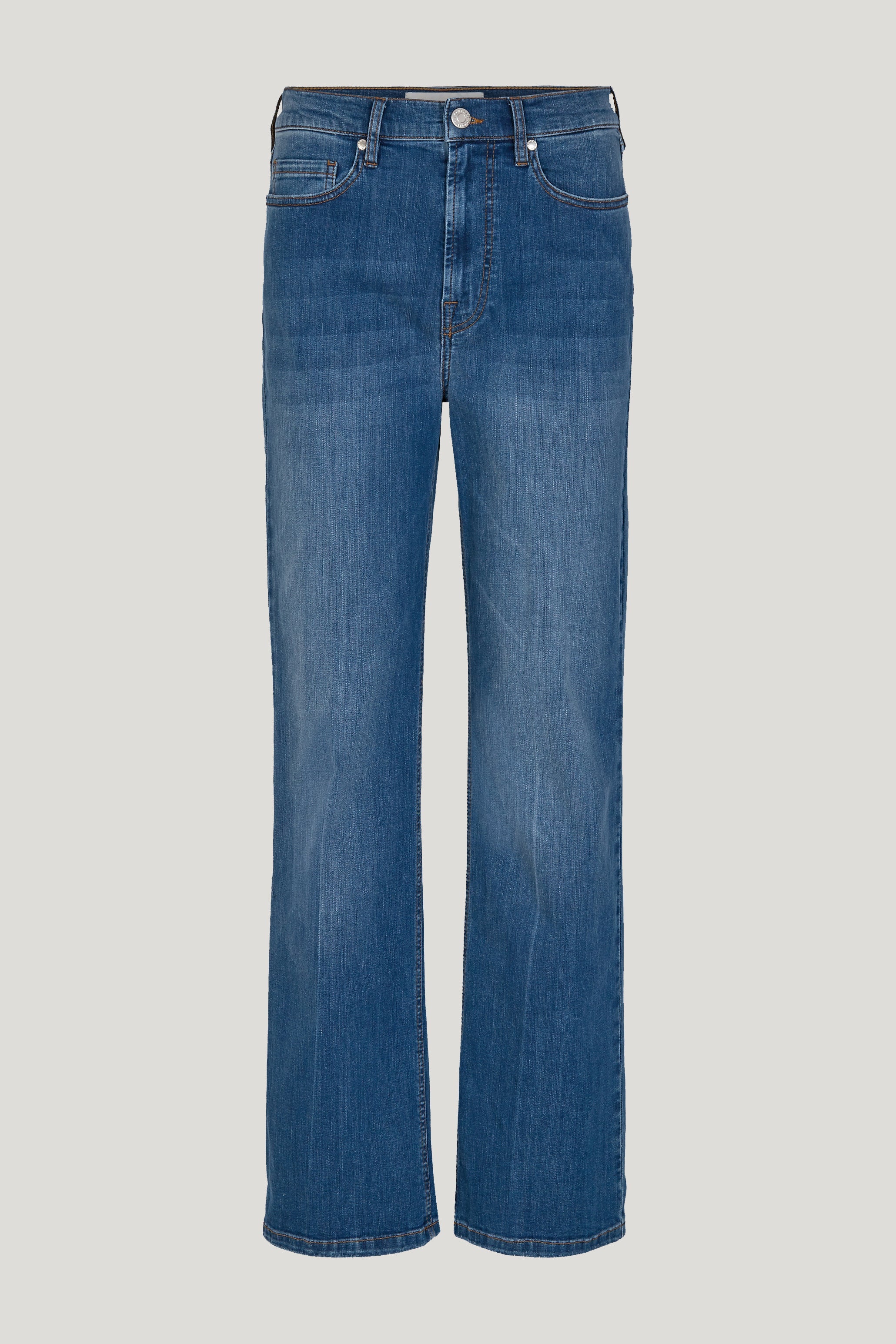 Brown Straight Jeans