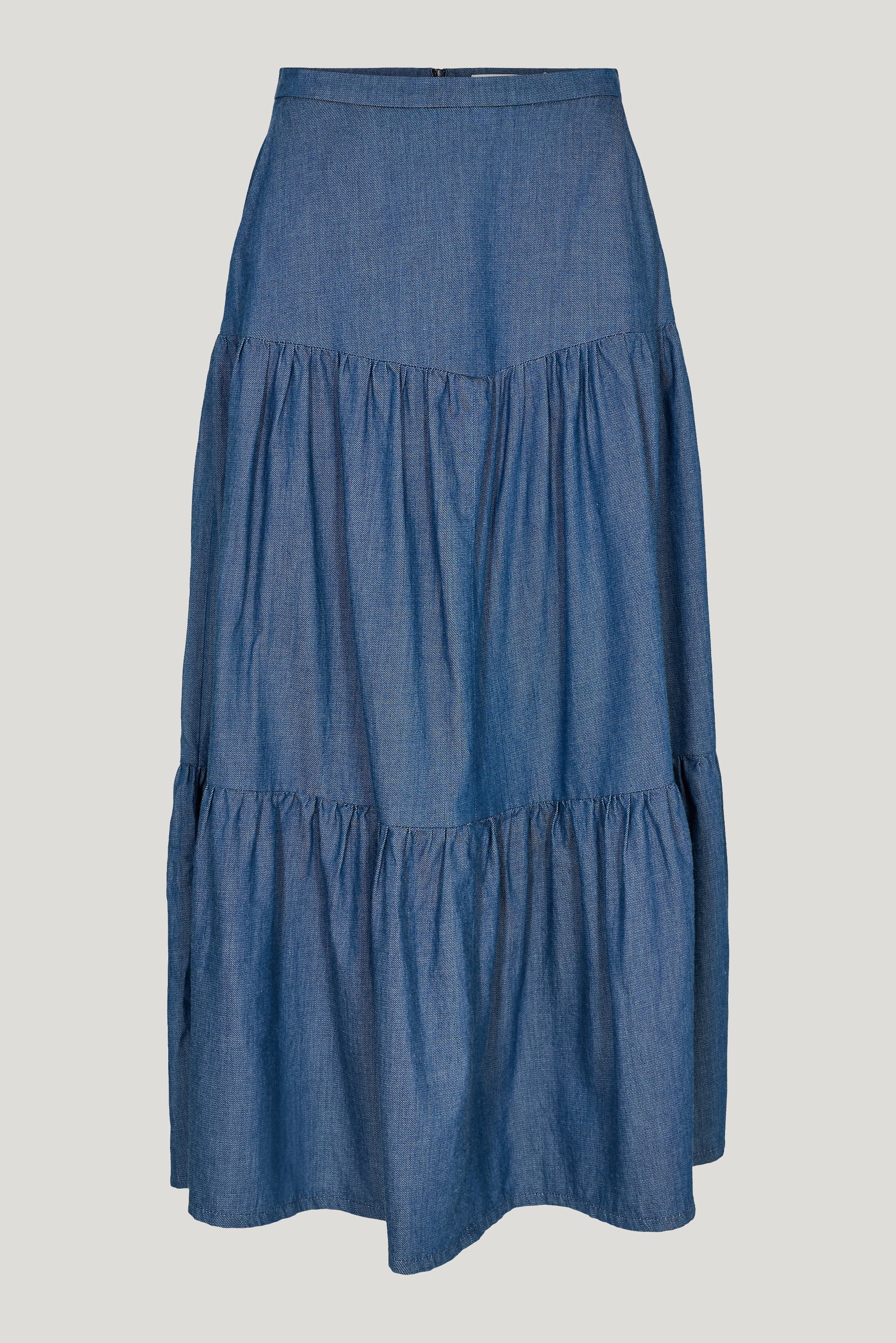 Ewa Boheme Long Skirt Real Indigo