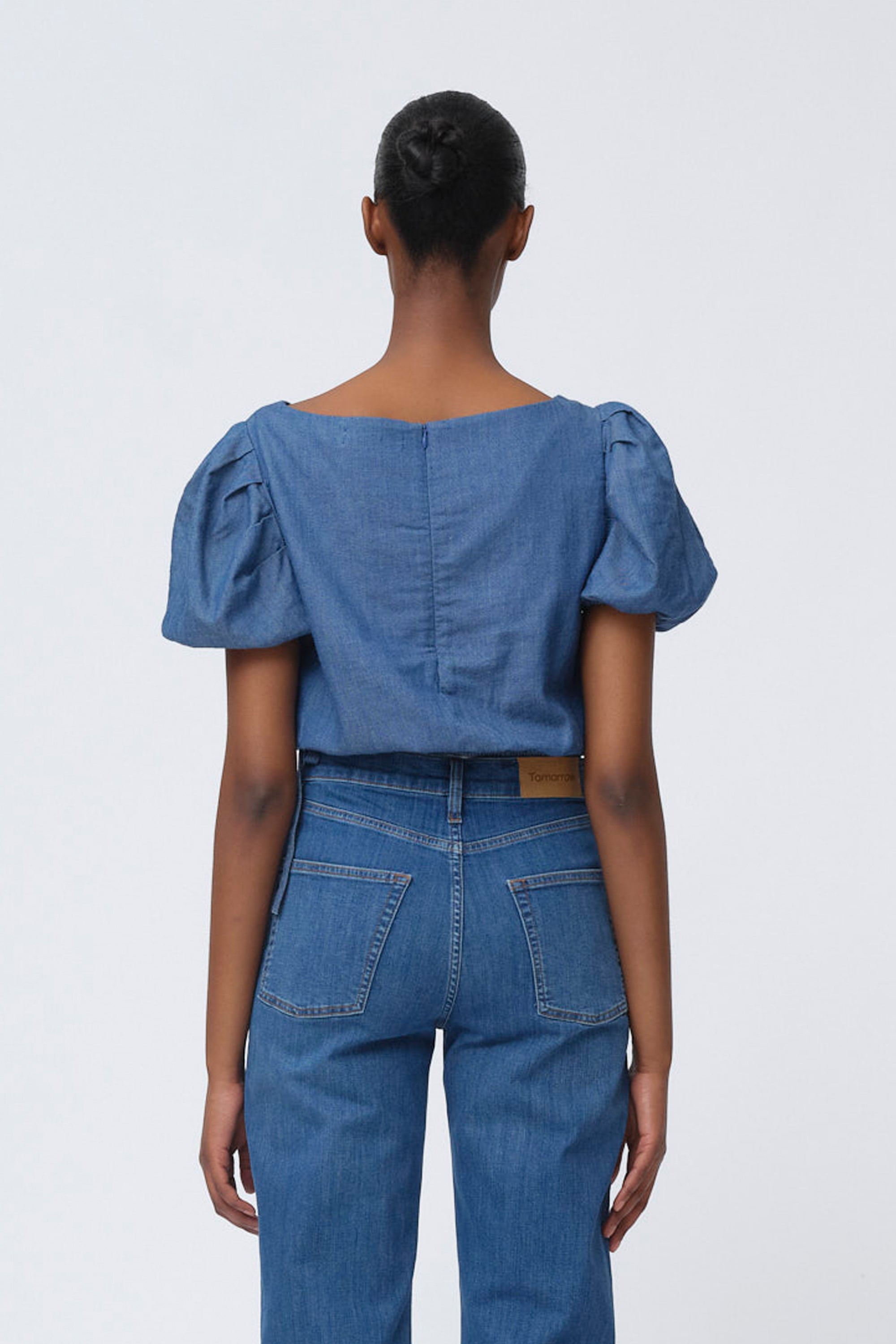 Ewa Sports Puff Top Real Indigo