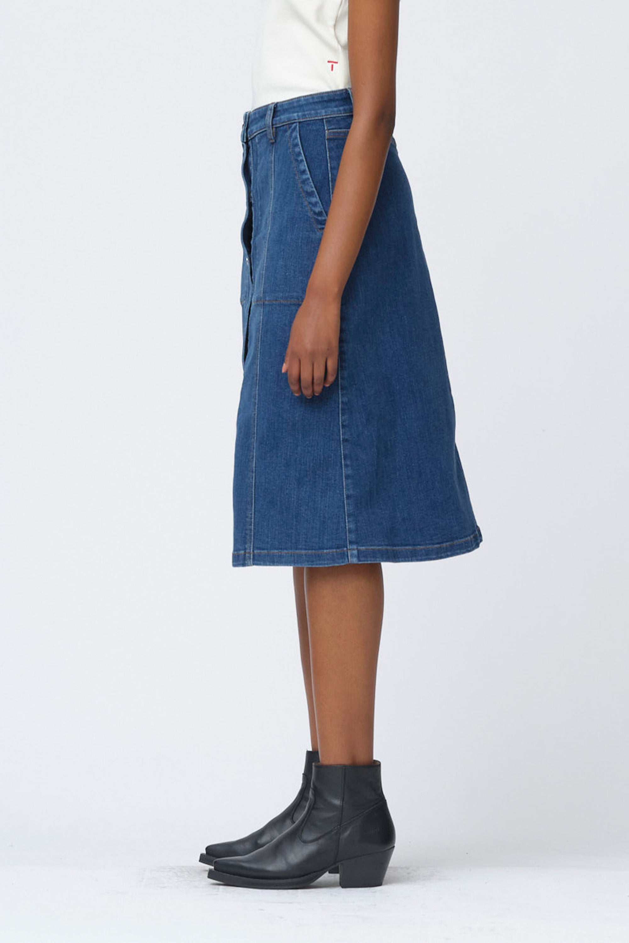 Greta 70 Knee Long Skirt Prato