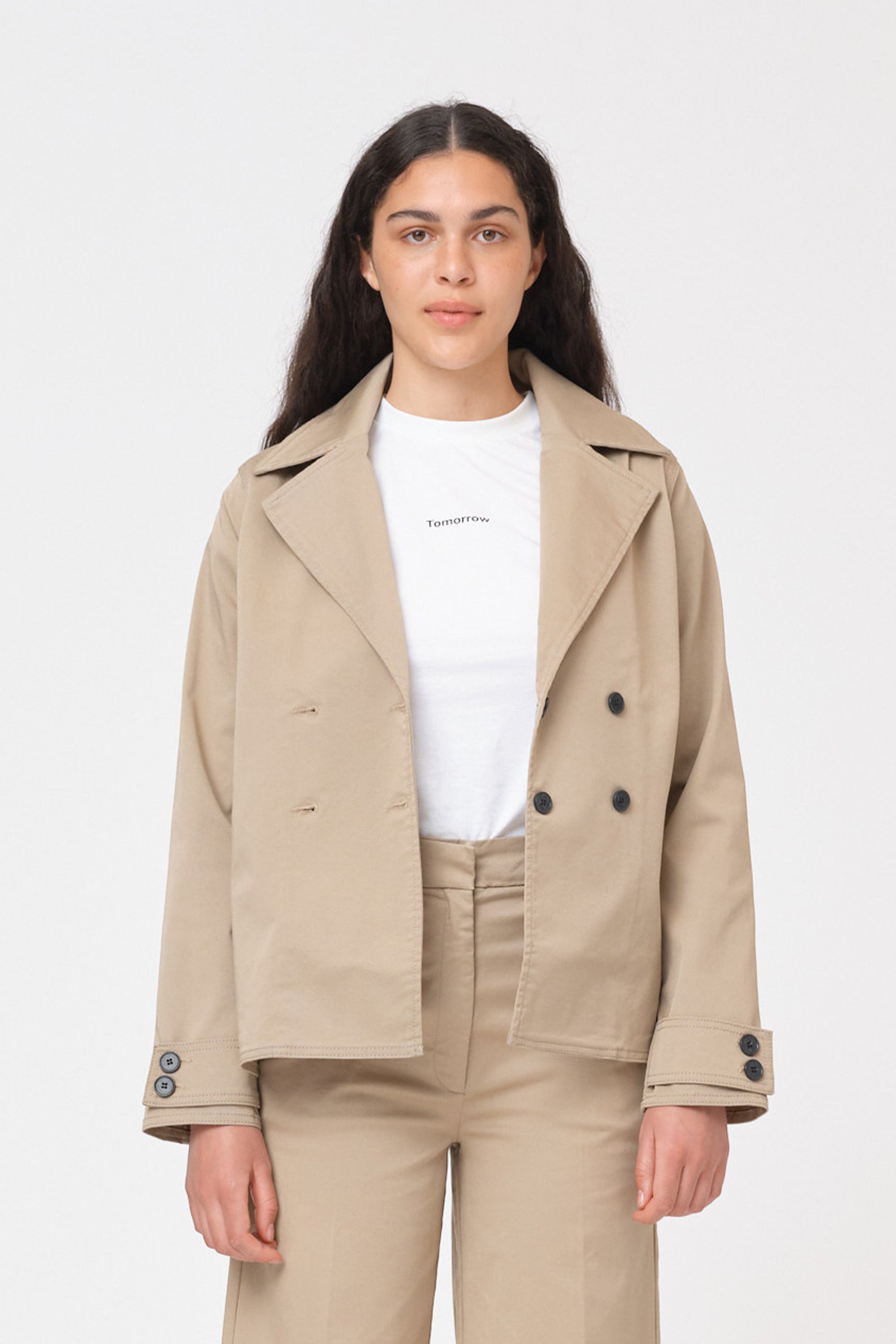 Tomorrow TD Hepburn Sailor Jacket Coats & Jackets 76 camel