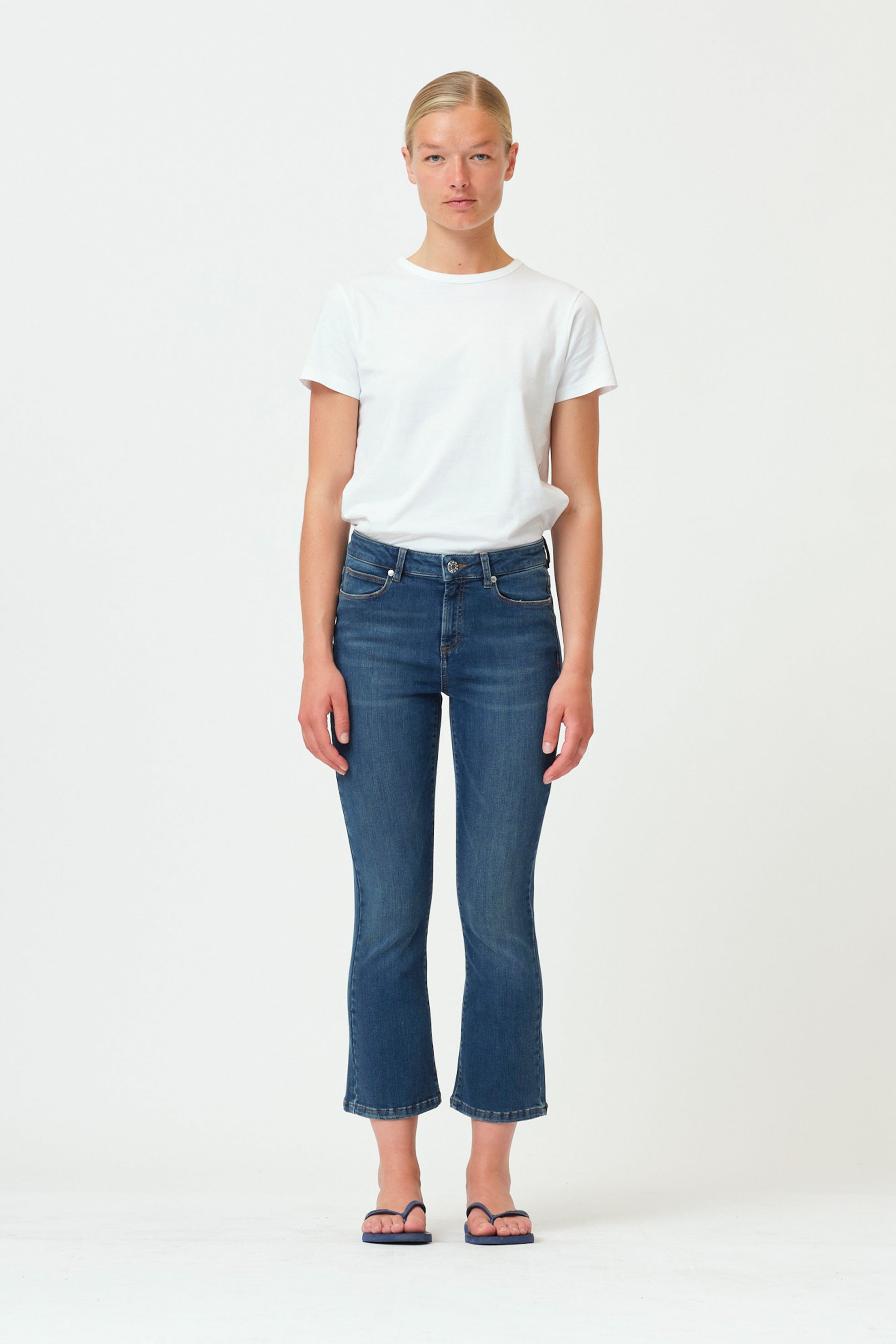 Malcolm Kick Flare Jeans Bardolino