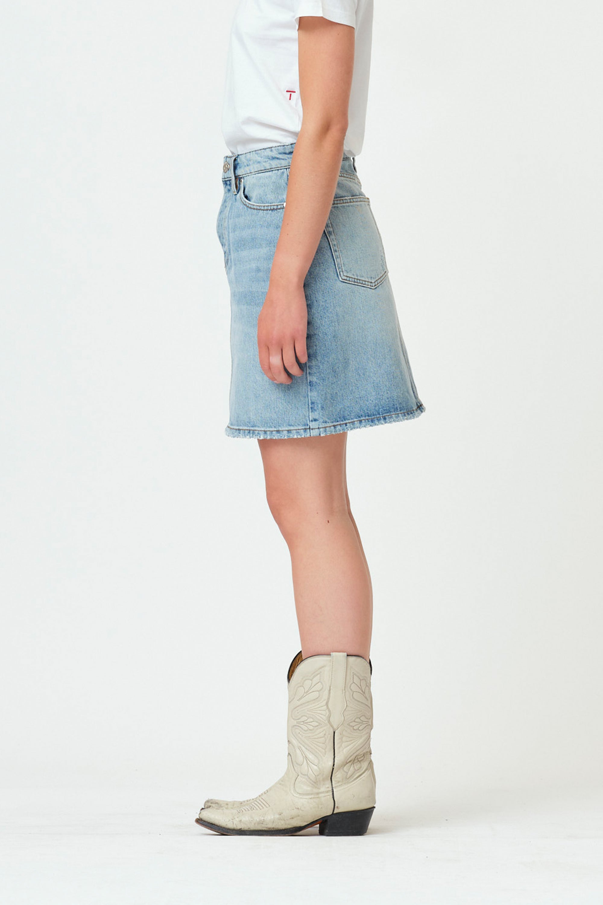 Mandela Denim Skirt Versailles