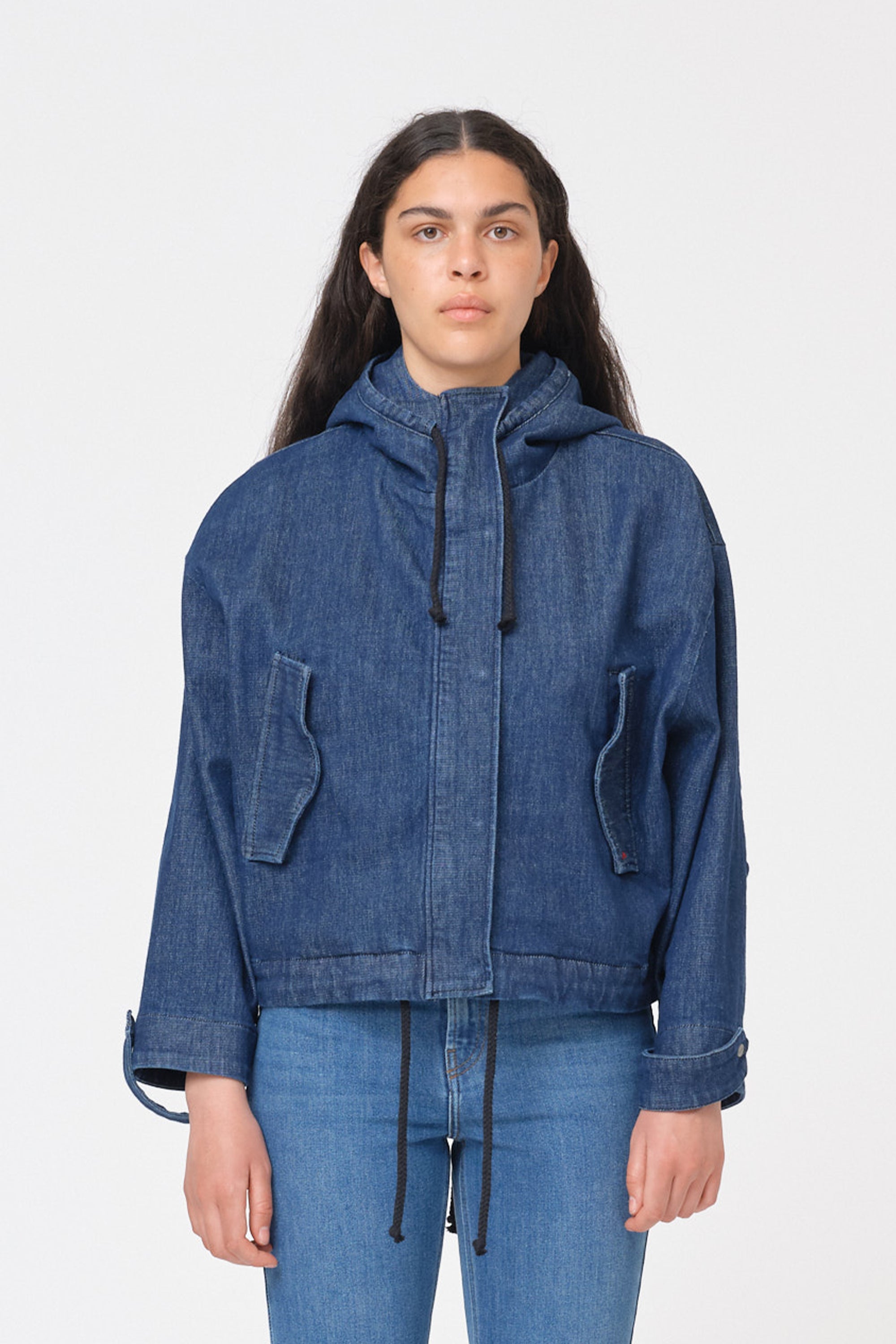 Tomorrow TD Stella anorak jacket vintage Raw mid blue Coats & Jackets 51 Denim blue