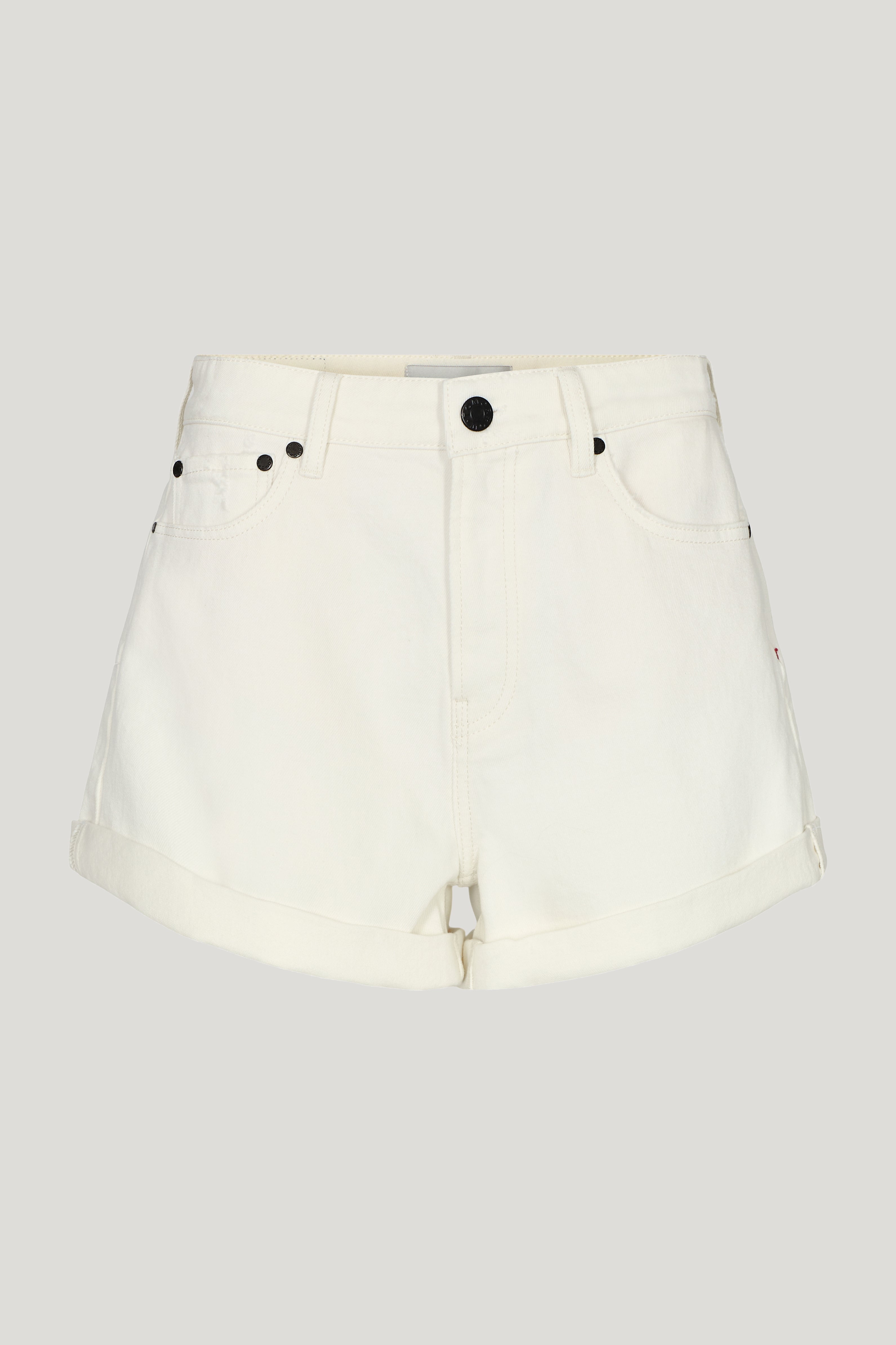 Terri Relaxed Shorts Rigid Ecru